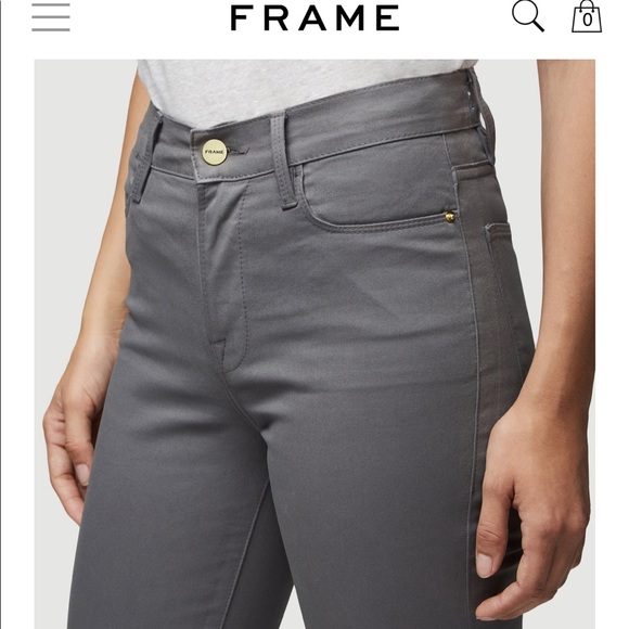 NWT Le High Skinny Coated (in smoke) - Picture 5 of 6